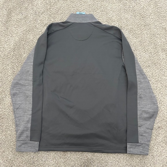 Callaway 1/4 Zip Lightweight Pullover Large Grey Quiet Shade HTR UPF 50 Golf NEW - Picture 11 of 11